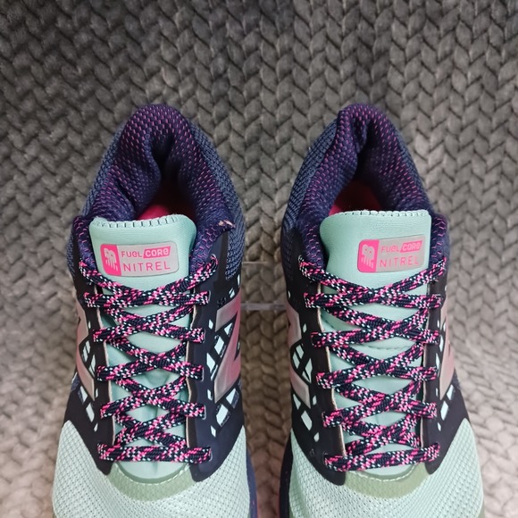 New Balance Nitrel v1 FuelCore Women\'s Trail Running Sneakers Shoes Aqua Sz 7.5